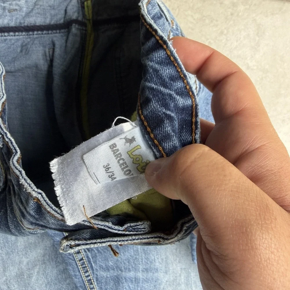 LOIS 'Barcelona' Straight Blue Jeans | W36 L34